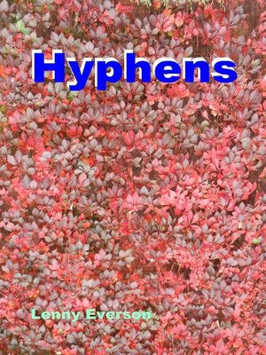 cover image of Hyphens